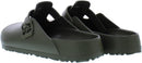 Birkenstock Women's Boston Leather Clogs – Khaki — 4