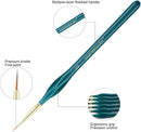 Transon 6Pcs Extra Fine Detail Brushes for Model Miniature Painting and Also Acrylic Watercolor Painting | 6 pcs — 3