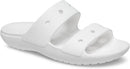 Crocs Men's Classic Slide Sandals | 14 Women/12 Men | White — 1