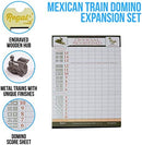 Regal Games Mexican Train Domino Expansion Set - 8 Metal Marker Trains with…