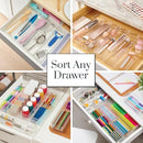 STORi SimpleSort 6-Piece Stackable Clear Drawer Organizer Set