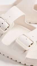 Birkenstock womens Arizona Eva Sandals – Eggshell — 5