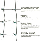 HISHINY LED Christmas Net Lights Outdoor Decorations for Bushes,144LED 6ftx6ft Connectable Green Wire Net Christmas Lights for Outdoor Indoor Yard Mesh Shrub Tree Decor,UL Certified(Warm White) — 7