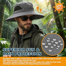 EINSKEY Waterproof Sun Bucket Hat, UPF 50+, Wide Brim Boonie