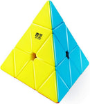 D-FantiX QYTOYS Qiming Pyramid Speed Cube 3x3, Stickerless Triangle Puzzle — 1