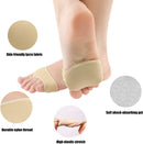 Metatarsal Pads Sleeve(4 PCS),Comfortable Ball of Foot Cushions with Soft Breathable Fabric for Women and Men, Forefoot Gel Pads for Feet Mortons Neuroma Pain Relief and Prevent Calluses Blisters 2