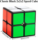 2x2 Speed Cube, 2x2 Cube Puzzle Black — 2