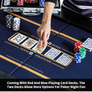 Boyzhood Poker Chips,300 Pcs Poker Set with Aluminum Travel Case,11.5 Gram…