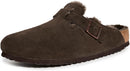 Birkenstock Unisex Black Super Birki Clog – Mocha/Mocha — 1