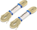 AOMIDI Flat Shoelaces 5/16" | 2 Pair | For Sneakers and Converse Shoelaces — 1