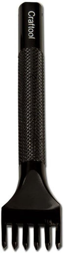 Tandy Leather Craftool Pro Line Diamond Stitching Chisel 6 Prong (5/64" (2mm) Spacing) 88044-06 — 1