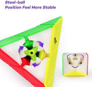 D-FantiX QYTOYS Qiming Pyramid Speed Cube 3x3, Stickerless Triangle Puzzle — 5
