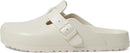 Birkenstock Women's Boston Leather Clogs – Eggshell — 4