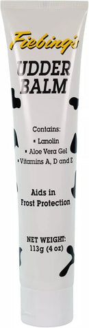 Fiebing's Udder Balm (4oz) - Skin Barrier Repair Cream Contains Lanolin, Aloe Vera, Vitamin A, D, & E - Udder Cream Aids in Frost Protection - Use on Teat & Hands Exposed to Weather & Frequent Washing — 1