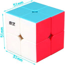 QIYI Speed Cube 2X2X2 No Stickers Magic Cube Puzzle Toy Colorful — 5