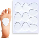 Metatarsal Pads for Women or Men, Self-Adhesive Comfort Ball of Foot Cushions, Felt Pads,White, 10 Pack (10) 1