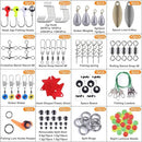187/343pcs Fishing Accessories Kit, Organized Fishing Tackle Box with Tackle…
