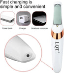 LQT® Electric Foot File – Rechargeable Callus Remover for Hard, Cracked Skin – At-Home Pedicure Kit for Smooth Feet (Men & Women) (White) — 2