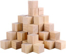 Supla 120 Pieces 1 Inch Natural Solid Cube Wooden Unfinished Craft Wood Blocks for DIY Gifts — 1