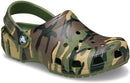 Crocs Kids' Classic Camo Clogs – Army Green/Multi — 2