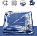 Tarps Waterproof 10x12 Feet, 2 Pack Heavy Duty Blue Tarp Cover 8 Mil Thick,…