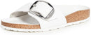 Birkenstock Madrid Big Buckle - Oiled Leather – White — 1