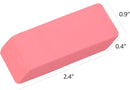Amazon Basics Rectangular Erasers for School and Office, Pink, Art Eraser for Drawing, Stationery Supplies, 24 Count — 4