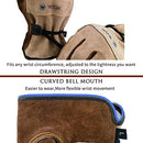 WZQH Leather Work Gloves for Men or Women.Gardening,Welding,Coffee-grey XL