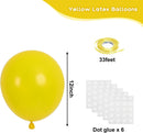 RUBFAC Yellow Balloons 120pcs 12 Inch Party Latex Balloon — 4
