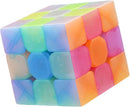Qiyi Warrior W 3x3x3 Jelly Speed Cube Stickerless Transparent Magic Cube Puzzle — 3