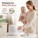 Clarston 2L Cool Mist Humidifier for Baby Nursery, 24dB Quiet