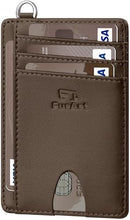 FurArt Slim Minimalist Wallet RFID Credit Card Holder for Men