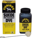 Fiebing's Suede Dye - Recolor, Brighten and Restore Suede and Rough-Out Leather - Navy Blue — 3