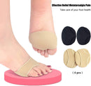 Metatarsal Pads Sleeve(4 PCS),Comfortable Ball of Foot Cushions with Soft Breathable Fabric for Women and Men, Forefoot Gel Pads for Feet Mortons Neuroma Pain Relief and Prevent Calluses Blisters 5