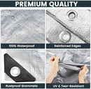 TICONN Heavy Duty Tarp Cover, Extra Thick Tarps Waterproof Tear and Rip Proof…