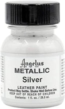 Angelus Brand Acrylic Leather Paint Waterproof 4oz - Pewter — 4