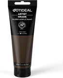 GOTIDEAL Acrylic Paint Burnt Umber Tubes(120ml, 4.1 oz) Brown Paint | Regular — 1