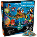 Buffalo Games - Tiny Bubbles Ocean - 300 Large Piece Puzzle for Adults