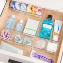 Vtopmart 25 PCS Clear Plastic Drawer Organizers Set, 4-Size Versatile Bathroom…
