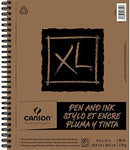 Canson XL Series Pen & Ink, white, 7x10 | Side Wire — 8