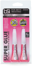 Bob Smith Industries BSI-110H Maxi-Cure™ Extra Thick CA Super Glue - High Viscosity Cyanoacrylate Adhesive for… — 1