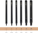 OWDEN Professional 6Pcs Leather Hollow Punch Set, 1.0-5.0mm,Slim Style. — 1