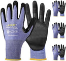 LOCCEF Level 5/A4 Cut Resistant Work Gloves, Touchscreen