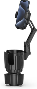 Phone Holders for Your Car, 2 in 1 Universal Stable Cup Car Phone Holder | Black photo 1