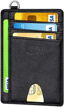 FurArt Slim Minimalist Wallet RFID Credit Card Holder for Men