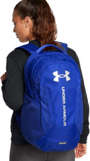 Under Armour Unisex Hustle 6.0 Backpack, 401 BLUE, OSFM | One Size | (401) Royal / Royal / Metallic Silver — 7