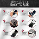 Tarrago Instant Shine Liquid Shoe Polish- Self Shine with Applicator- 75mL | Black