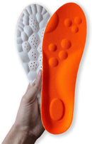 New Steppers Insoles,Cloud Like Soles for Men & Women – 4D Cloud Super Soft Memory Foam Shock Absorption Shoe Inserts Relieve Foot Pain for Hiking (EU 45–46 | US M13-14 / W14.5-15.5) — 1