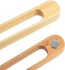 Magnetic Bamboo Toaster Tongs: 100% Natural 8.7” Wood Kitchen Toast Tongs| Eco-Friendly, Space Saving Modern Kitchen… — 3