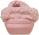 Crocs Unisex Adult Classic Fleece Lined Clogs, Fuzzy Slippers for Women and Men – Powder Pink — 6